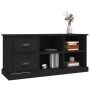 Mobile Porta TV Nero 102x35,5x47,5 cm in Legno Multistrato