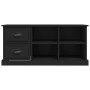 Mobile Porta TV Nero 102x35,5x47,5 cm in Legno Multistrato