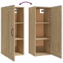 Armadietto a Muro Rovere Sonoma 35x34x90cm in Legno Multistrato