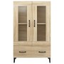 Credenza Rovere Sonoma 70x31x115 cm in Legno Multistrato