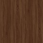 Tavolino Salotto Rovere Marrone 80x50x35 cm Legno Multistrato