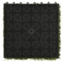 Piastrelle in Erba Sintetica 22 pz 30x30 cm Verde