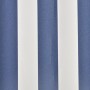 Tendone Parasole in Tela Blu e Bianco 450x300 cm