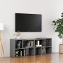 Mobile TV Grigio 104x30x52 cm in Legno Multistrato