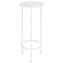 Set Piedistalli per Piante 3 pz Vintage Effetto Bianco Anticato