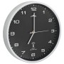 Orologio a Parete Radiocontrollato Movimento Quarzo 31 cm Nero