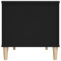 Tavolino da Salotto Nero 90x44,5x45 cm in Legno Multistrato