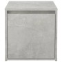 Cassetto Contenitore Grigio Cemento 40,5x40x40 cm in Legno