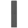 Libreria/Divisorio Grigio 60x30x135,5 cm Legno Massello di Pino
