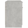 Scrivania Grigio Cemento 100x50x75 cm in Legno Multistrato