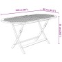 Set da Pranzo da Giardino 7 pz Pieghevole in Massello di Acacia