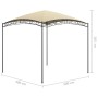 Gazebo 3x3x2,65 m Crema 180 g/m²