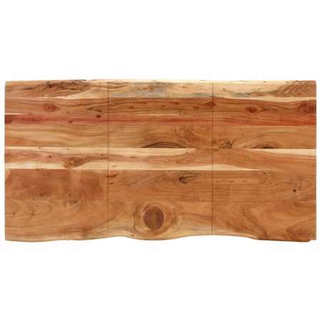 Tavolo da Pranzo 154x80x76 cm in Legno Massello di Acacia