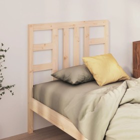 Testiera per Letto 96x4x100 cm in Legno Massello di Pino