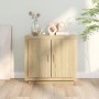 Credenza Rovere Sonoma 80x40x75 cm in Legno Compensato