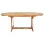 Tavolo da Pranzo Allungabile 150-200x100x75 cm Massello di Teak