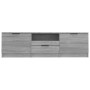 Mobile TV Grigio Sonoma 140x35x40 cm in Legno Ingegnerizzato