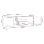 Mobile TV Grigio Sonoma 140x35x40 cm in Legno Ingegnerizzato