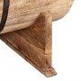 Tavolino da Salotto in Legno Massello di Mango 88x50x40 cm