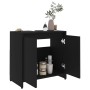 Mobile da Bagno Nero 60x33x61 cm in Legno Multistrato