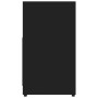 Mobile da Bagno Nero 60x33x61 cm in Legno Multistrato