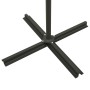 Ombrellone a Sbalzo con Palo e Luci a LED Azzurro 300 cm