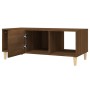 Tavolino Salotto Rovere Marrone 102x50x40 cm Legno Multistrato