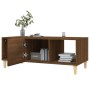 Tavolino Salotto Rovere Marrone 102x50x40 cm Legno Multistrato