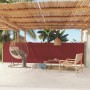 Tenda Laterale Retrattile per Patio 140x600 cm Rossa