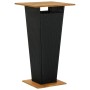 Set Bar da Giardino 3 pz con Cuscini Polyrattan Nero