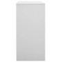 Armadietti con Chiave 2 pz Grigio Chiaro 90x45x92,5 cm Acciaio