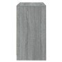 Credenze 2 pz Grigio Sonoma 70x41x75 cm in Legno Multistrato