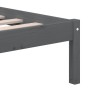 Giroletto Grigio in Legno Massello di Pino 120x200 cm