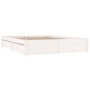 Giroletto con Cassetti Bianco 120x200 cm