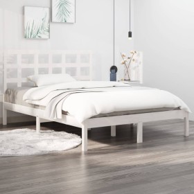 Giroletto Bianco in Legno Massello 140x190 cm