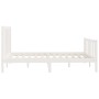 Giroletto Bianco in Legno Massello 160x200 cm