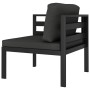 Set Divani da Giardino 6 pz con Cuscini in Alluminio Antracite