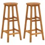 Set da Bar per Giardino 3 pz in Legno Massello di Acacia
