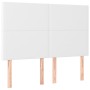 Testiere 4 pz Bianche 72x5x78/88 cm in Similpelle