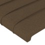 Testiera ad Orecchio Marrone Scuro 93x23x78/88 cm in Tessuto