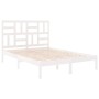 Giroletto Bianco in Legno Massello 160x200 cm