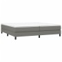 Giroletto a Molle Grigio Scuro 200x200 cm in Tessuto