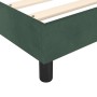 Giroletto a Molle Verde Scuro 100x200 cm in Velluto