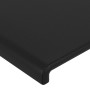 Giroletto con Testiera Nero 140x190 cm in Similpelle