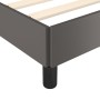 Giroletto con Testiera Grigio 180x200 cm in Similpelle