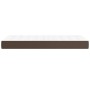 Materasso a Molle Marrone 80x200x20 cm in Similpelle