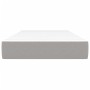 Materasso a Molle Insacchettate Grigio Chiaro 90x200x20 cm