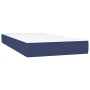 Materasso a Molle Insacchettate Blu 100x200x20 cm in Tessuto