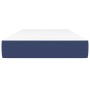 Materasso a Molle Insacchettate Blu 100x200x20 cm in Tessuto