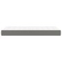 Materasso a Molle Insacchettate Grigio Scuro 100x200x20 cm